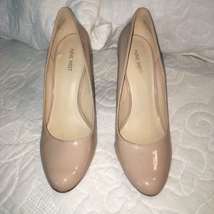 Nude Patent Heels